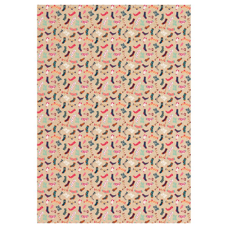 Бумага упаковочная 70*100см крафт в рулоне (ассорти) "Super Man" MESHU