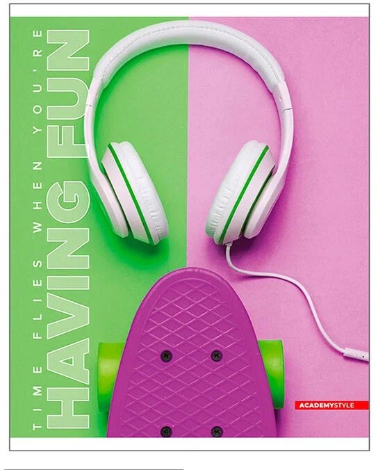 Тетрадь 96 лист кл. А5 на скрепке "Хобби"