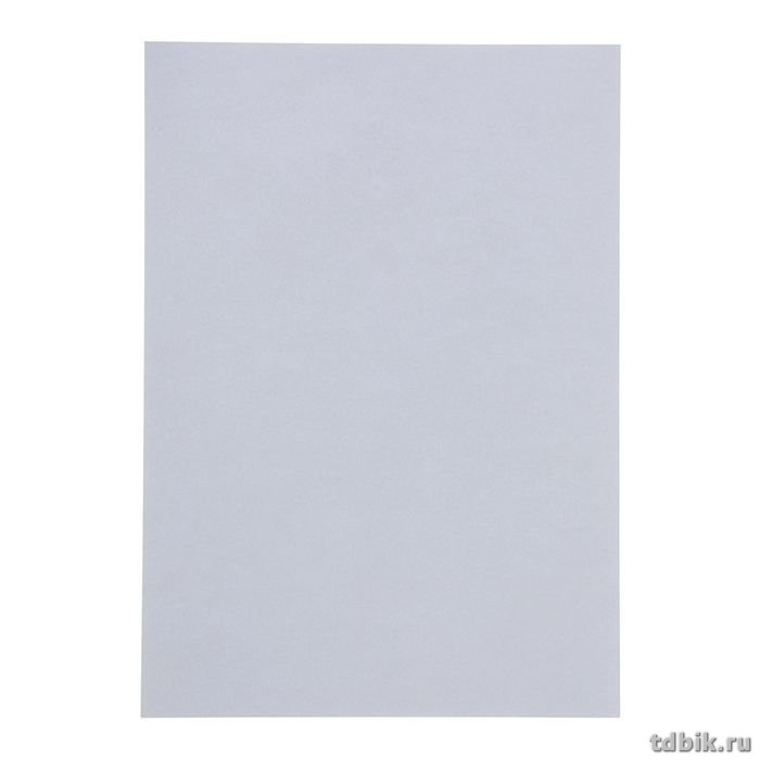 Картон плакатный 297*420 мм, 190 гр., серебро