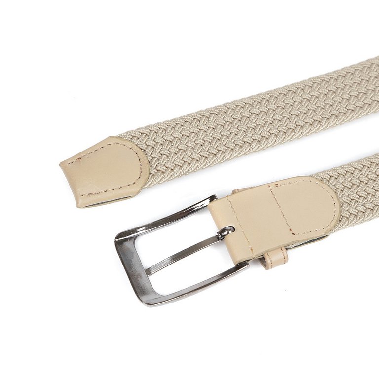 Ремень FABRETTI универсальный, полиэстер размер 125, бежевый