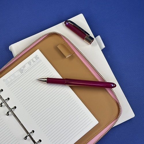 Ручка шариковая Bruno Visconti "Monaco Pearl" 0,5мм синяя (пурпурный корпус)