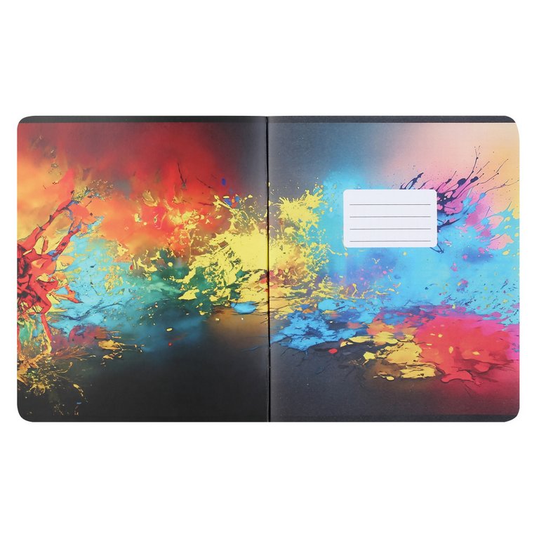 Тетрадь 48 лист кл. А5 на скрепке "Красочные машины"