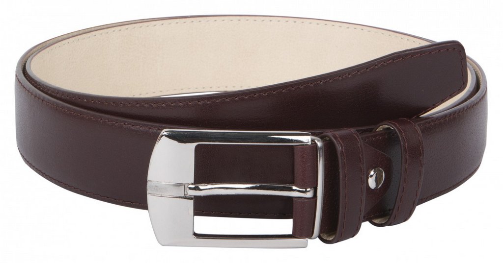 Ремень Alliance нат. кожа,  ширина 35мм, светло-коричневый