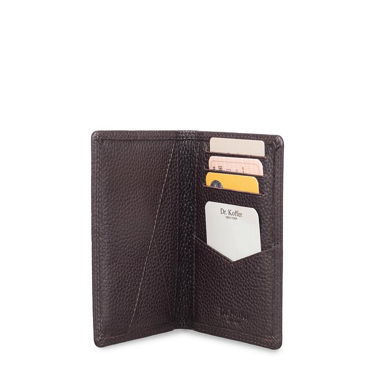 Обложка для автодокументов Dr.Koffer нат. кожа, коричневый