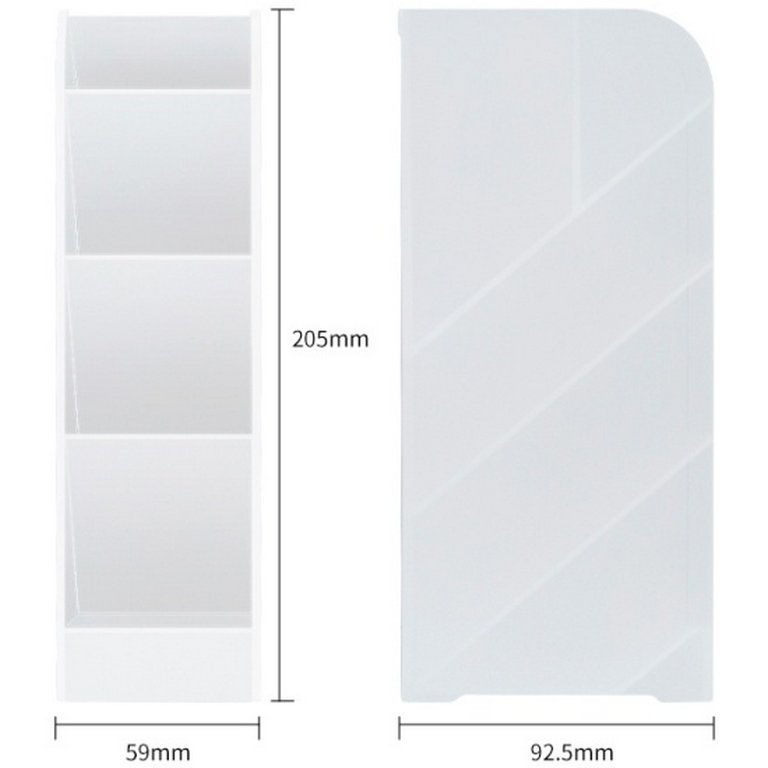 Подставка наст д/канц. принадлеж. Deli 5отд. 205х59х93мм прозрачный