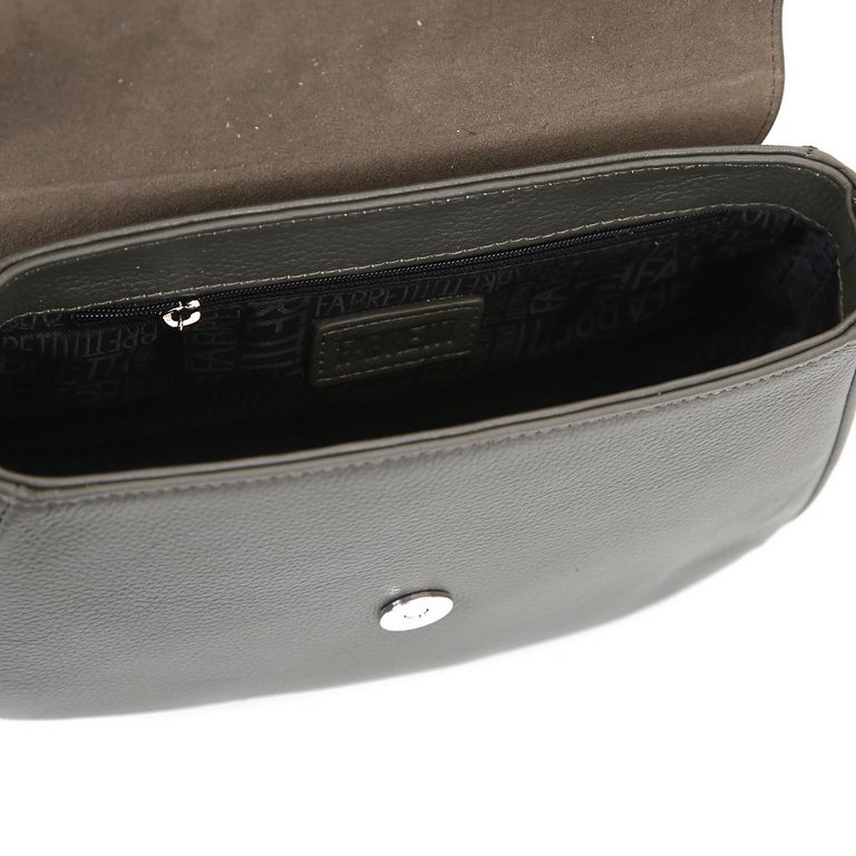 Сумка женская FABRETTI 20*16*8см, нат. кожа, табачный