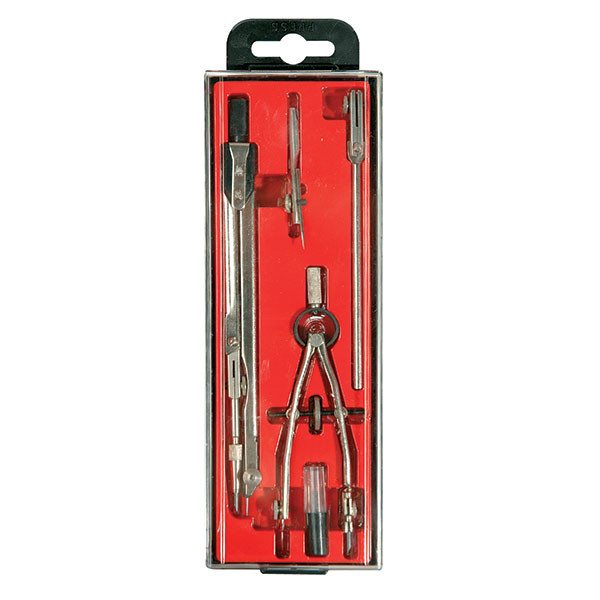 Набор чертежный  5 предметов ГЛОБУС Техника