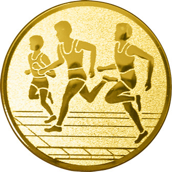 Эмблема для медали, металл. d=25мм "Легкая атлетика"