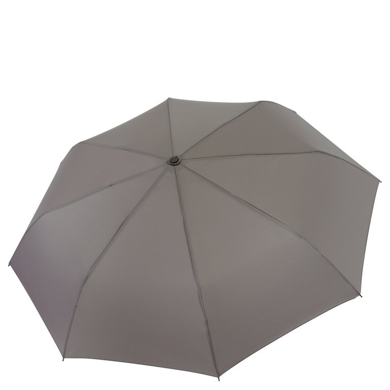 Зонт женский автомат Fabretti, 3 сложения, эпонж, серый
