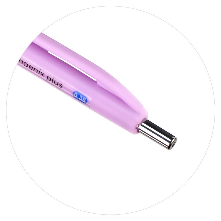 Ручка шариковая авт. с рис. Феникс + "ФЛОРИСТИКА" 0,38мм синяя, ассорти