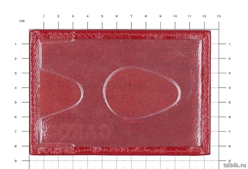 Обложка для проездного билета Faetano "Наплак", цвет красный