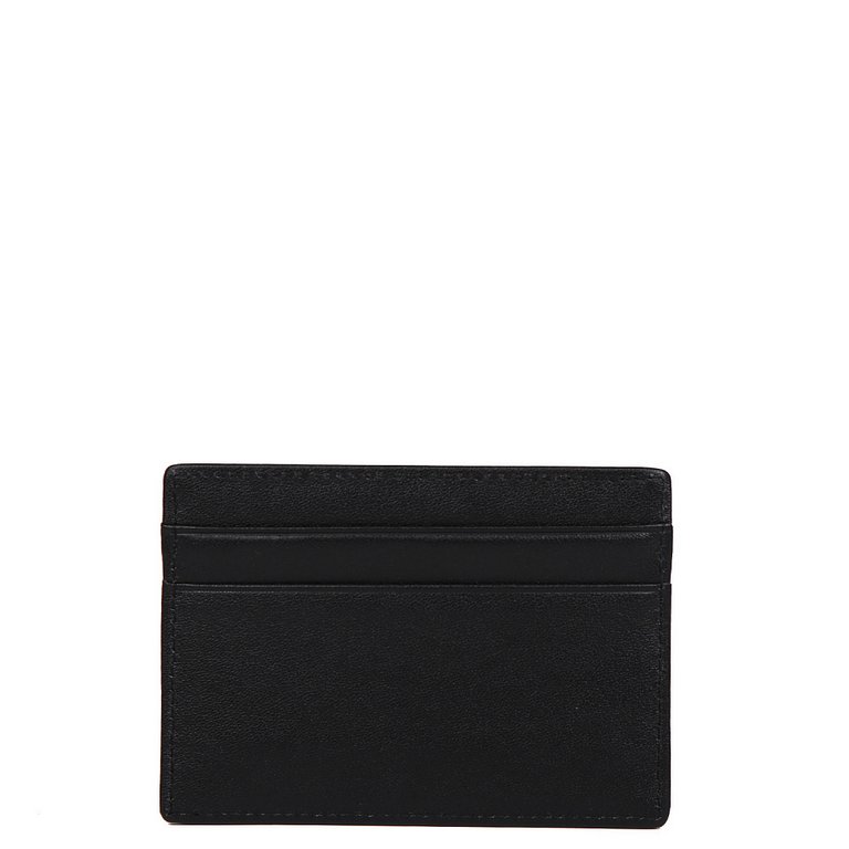 Визитница FABRETTI нат. кожа, 11*7,5*0,3см, черный