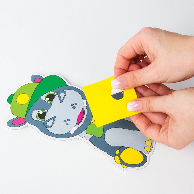 Аппликация фетром "Бегемотик" ЮНЛАНДИЯ