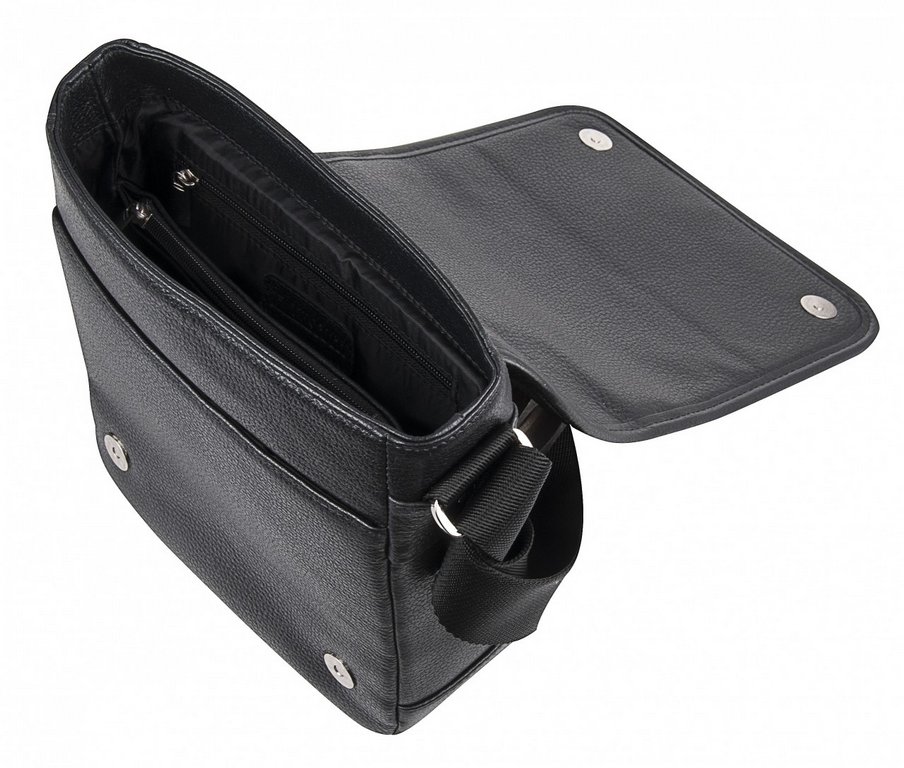 Планшет Franchesco Mariscotti "Аликанте" 24*26*2см натур. кожа, черный