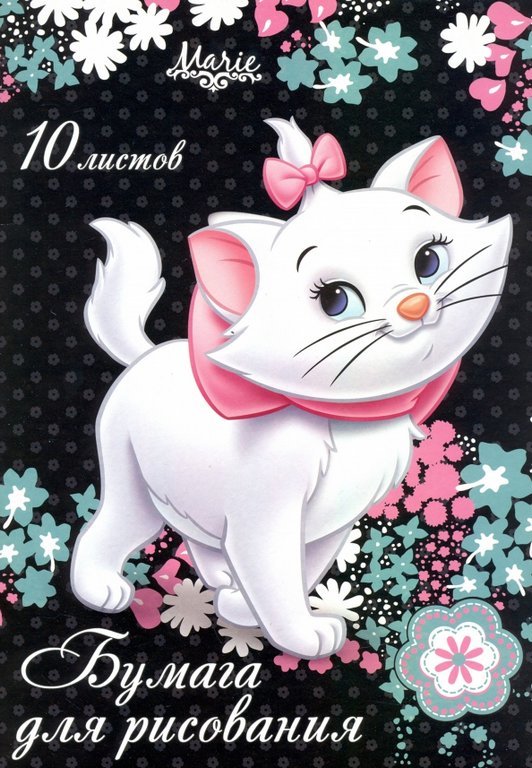 Папка для рисования А4, 16л., 120г/м "Marie Cat"
