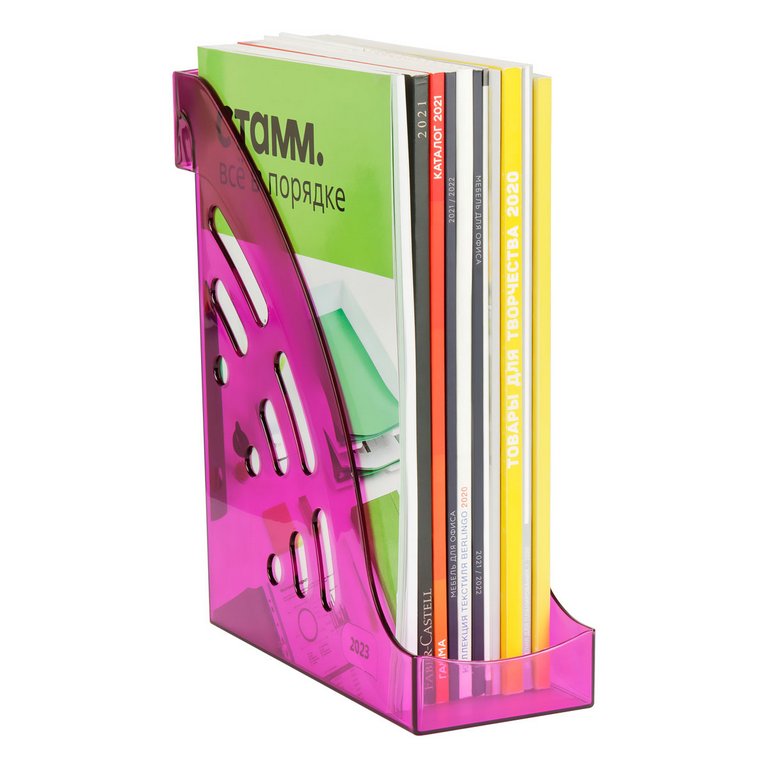 Лоток вертикальный 95 мм Стамм Эксперт с карманом, тонированный слива