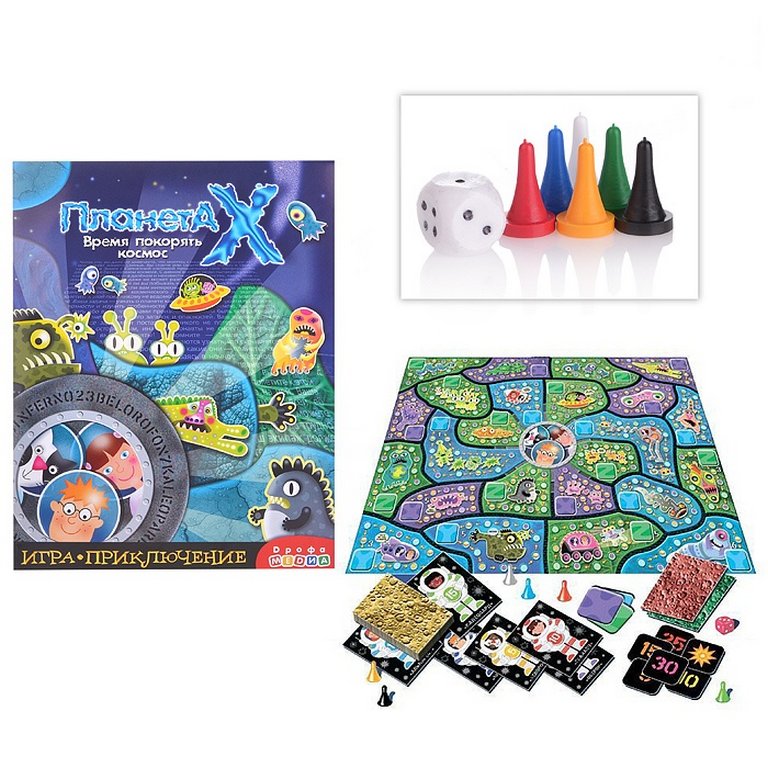 Игра настольная  Ходилка "Планета Х" Дрофа МЕДИА