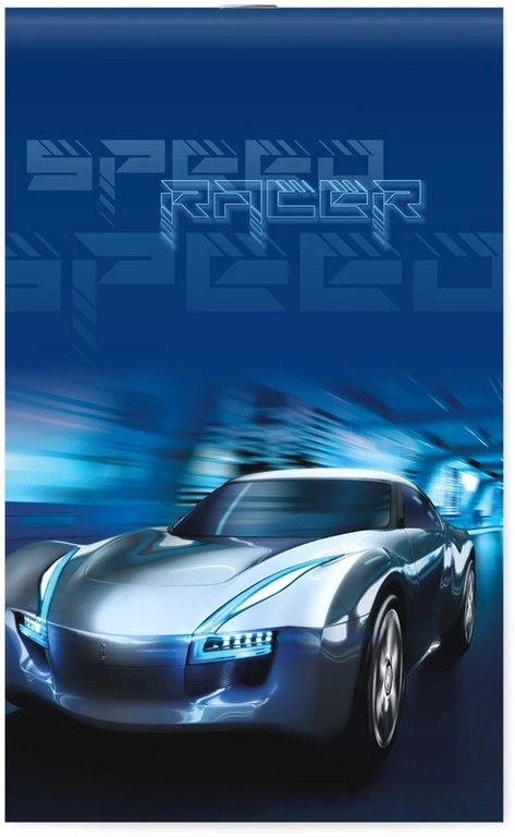 Блокнот А6  30л., 102*162 мм, на скрепке Lamark "Speed Racer"