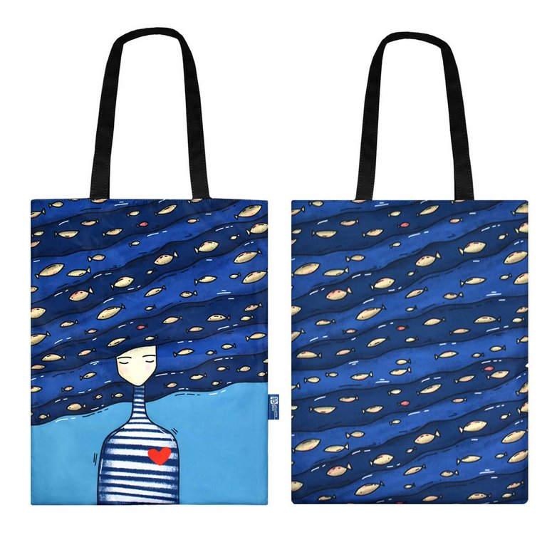 Сумка-шоппер Феникс+ "СОСТОЯНИЕ ДУШИ" 41*32 см, 1 отделение