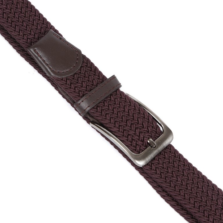 Ремень FABRETTI универсальный, полиэстер размер 125, коричневый