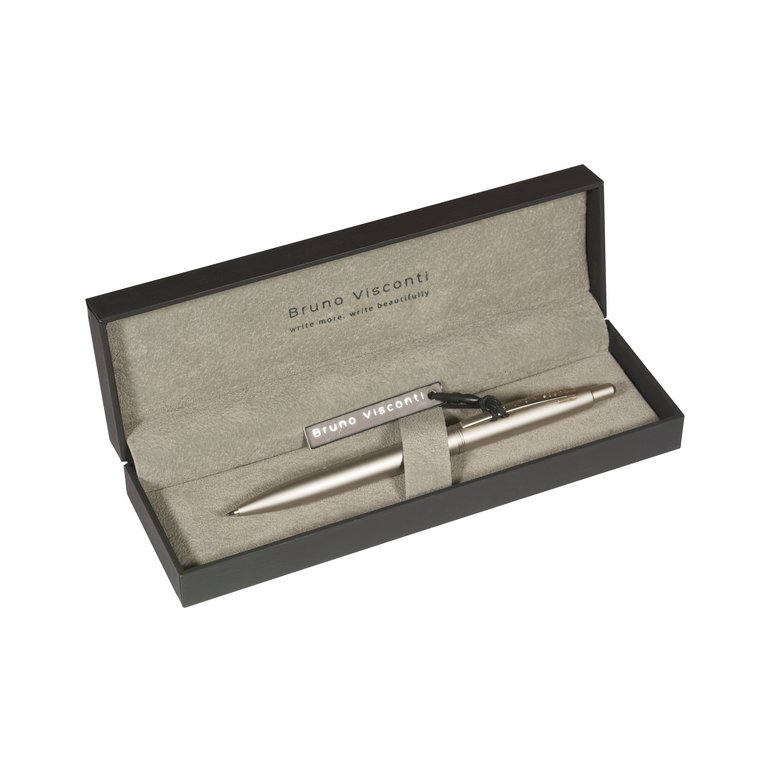 Ручка шариковая Bruno Visconti "San Remo" в футляре (SOFT TOUCH) корпус шампань (стерж.99мм)