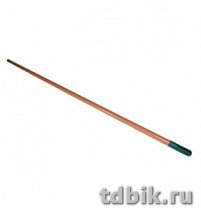 Черенок для уборочного инвентаря с резьбой, дерево, 120см