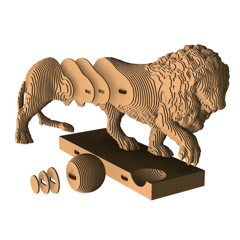 Сборная модель из гофрокартона "Петербургский Лев" h=17см, 212 дет., 6+, 5cult