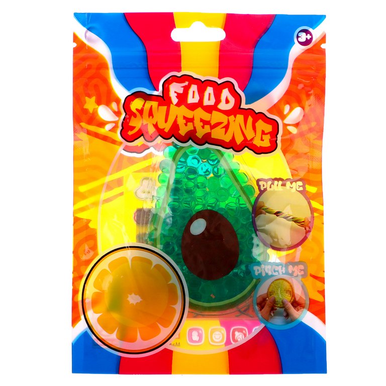 Мялка с гидрогелем "Фрукты" (ассорти)