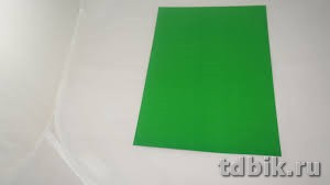Картон плакатный 420*594 мм, 240 г/м2 зеленый