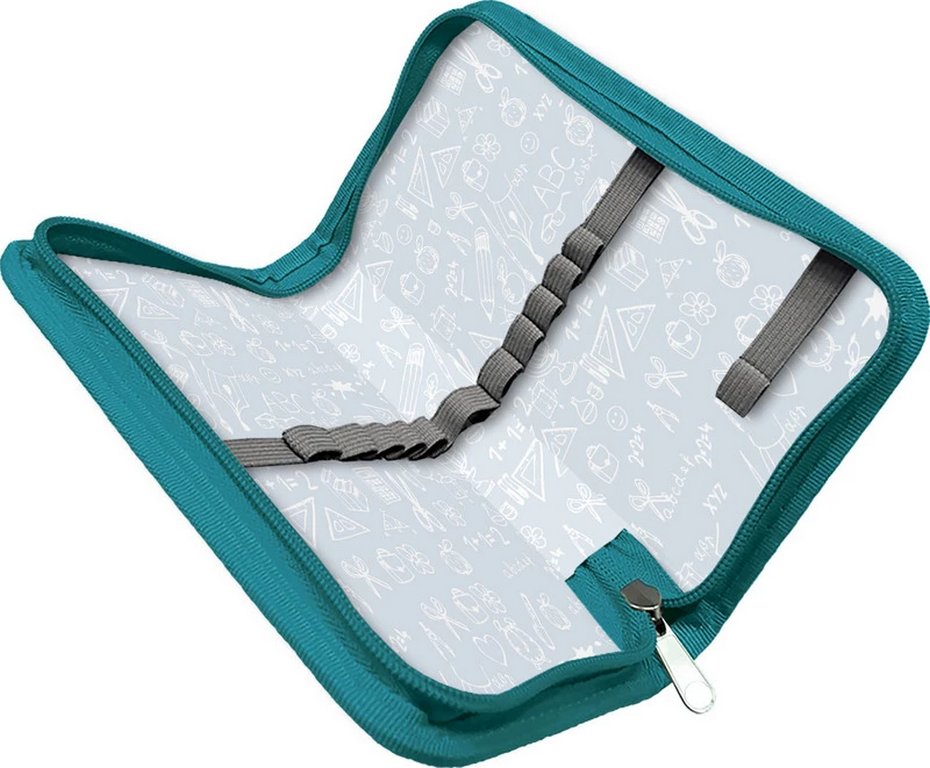 Пенал 1 отд. для девочки Lamark "Тишина" 205*115*30 мм (ламинир. картон soft touch)