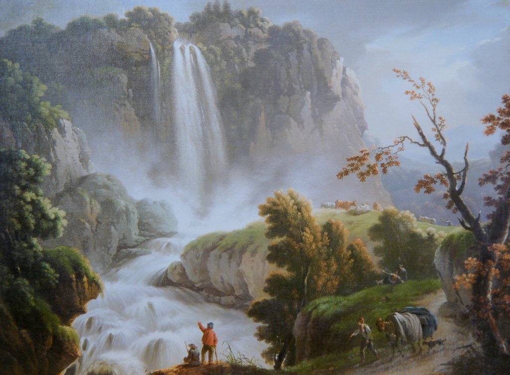 Постер на бумаге 30*40см, Христиан Дитрих "Водопад"