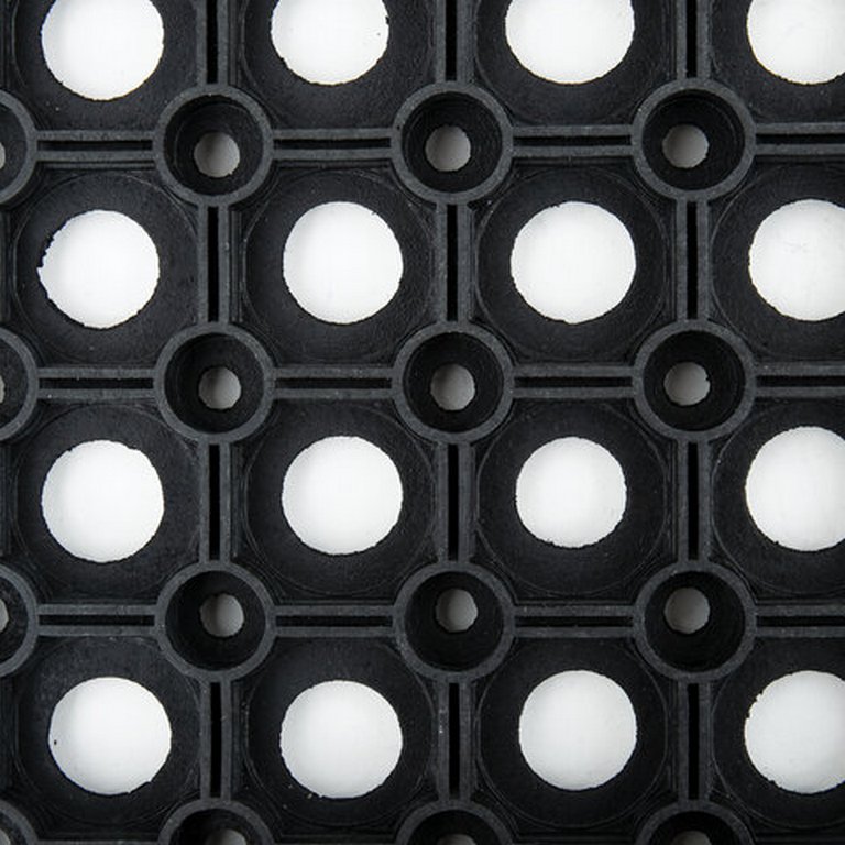 Коврик придверный грязесборный, резиновый ячеистый  50x100х1,6 см