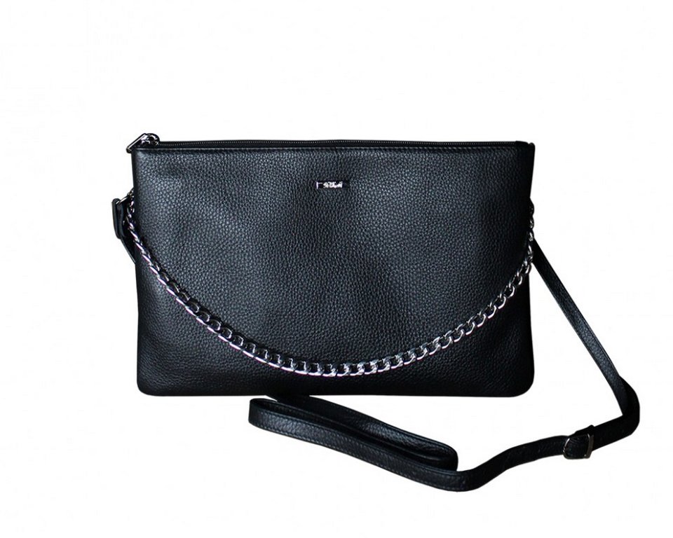 Сумка женская  D.Morelli, нат. кожа, черная