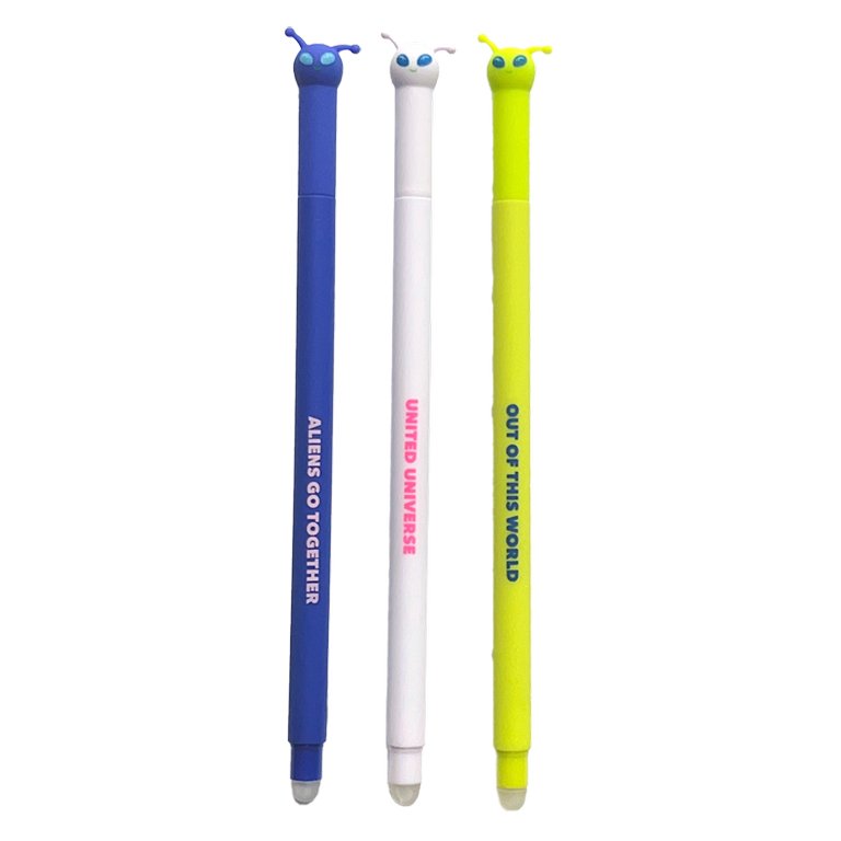 Ручка пиши-стирай гелевая deVENTE "Alien" синяя 0,5мм