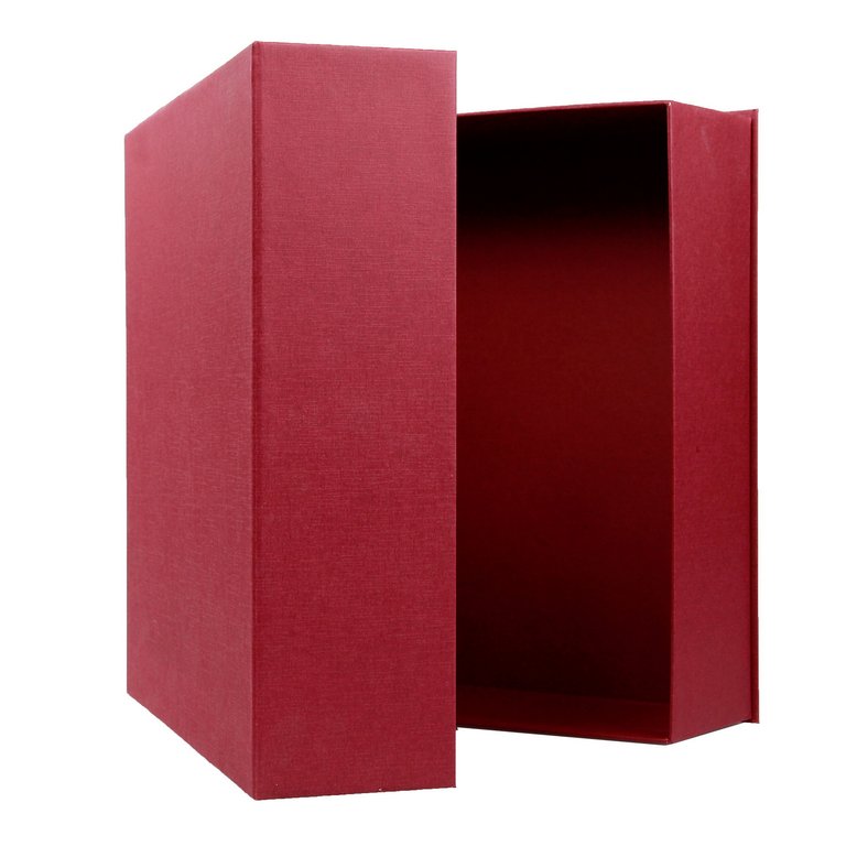 Коробка подарочная для фотоальбома Макей, бордо, 345*305*90 мм