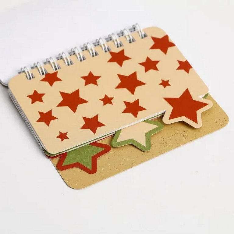 Блокнот с разделителем "Настоящему защитнику" А7, 40 листов