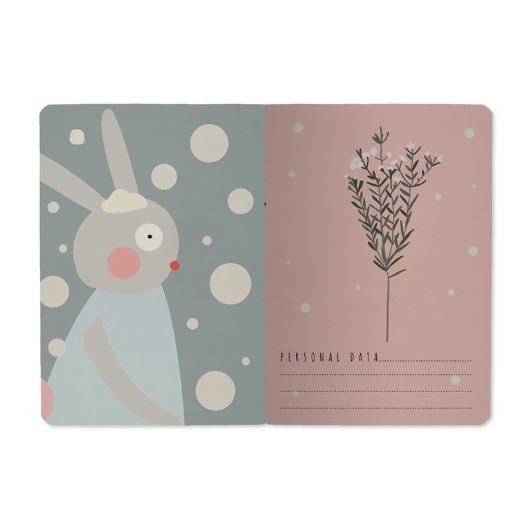 Тетрадь 32 лист кл. А6 на сшивке "ОБНИМАШКИ"