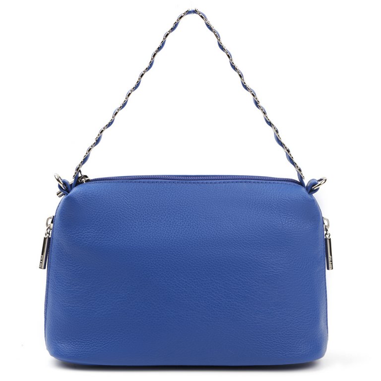 Сумка женская Palio, 26х17х10 см, нат. кожа, синий