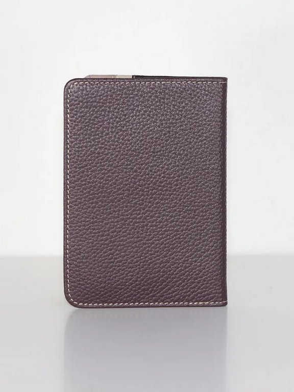 Обложка для документов D.Morelli "Триада" нат.кожа, бордовая