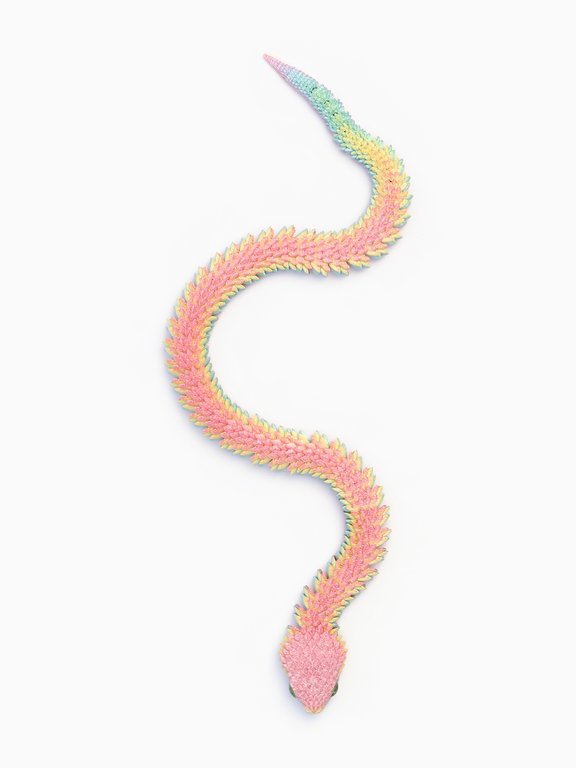 Игрушка Фигурка "Змейка", подвижная, 3Д - печатная игрушка