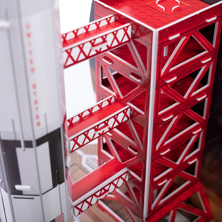 Сборная модель из пенополистерола Серия Космос "Ракета-носитель" 68 элементов, REZARK