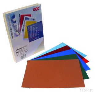 Обложки А3 кожа, белые (100 шт) 230 мг/м2