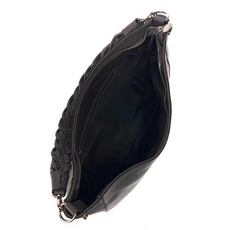 Сумка женская Dr.Koffer 35х26х10см см, нат.кожа серая