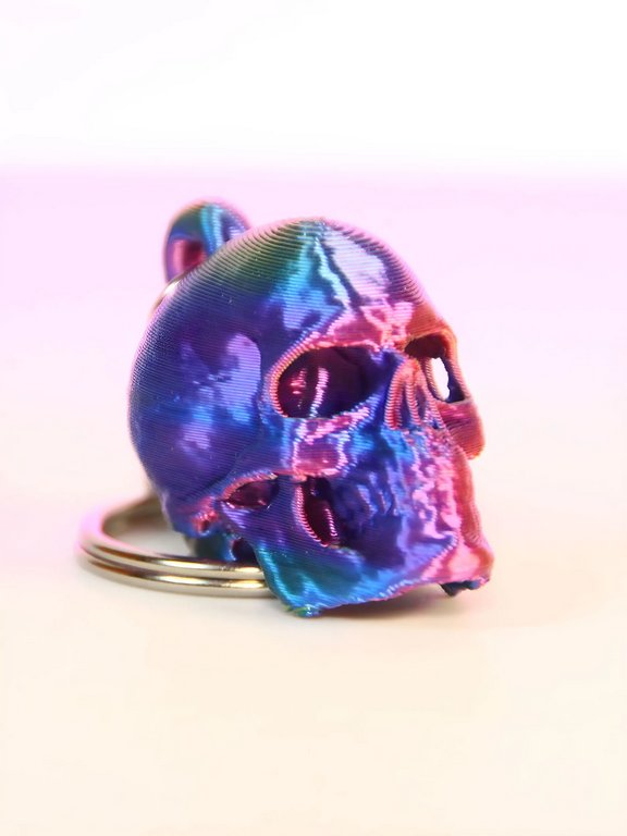 Брелок "3Д Череп" (ассорти)