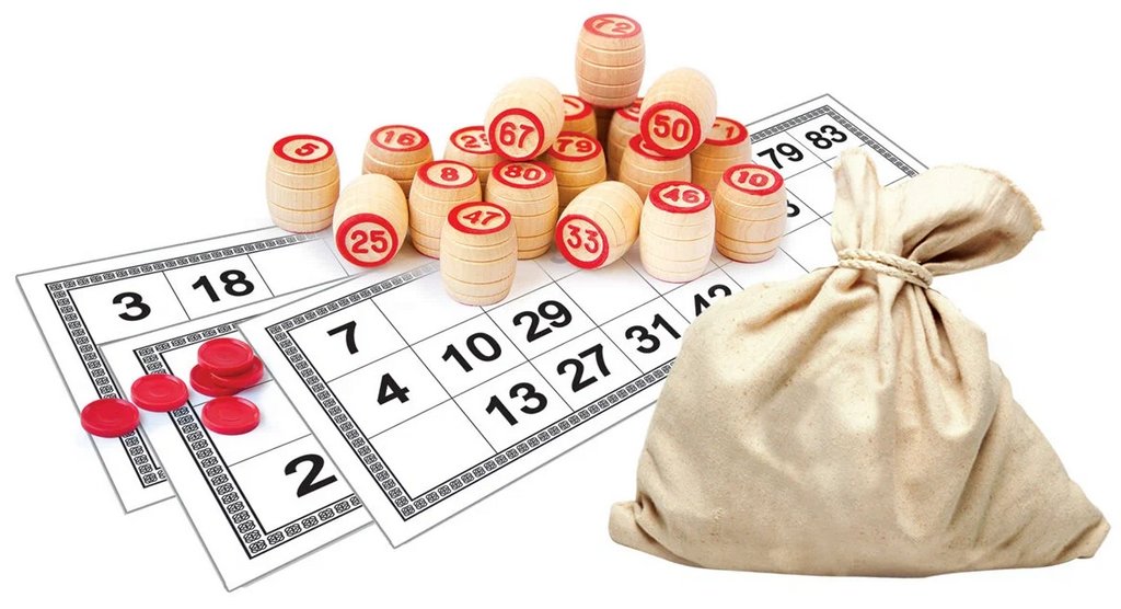 Игра настольная Лото деревянное Русский стиль