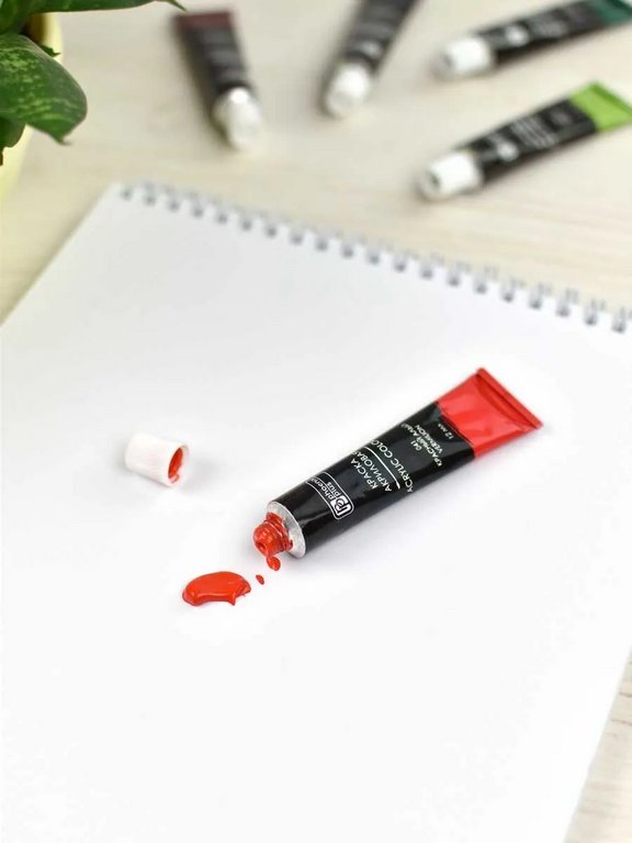 Краски акриловые художественные 12 цв. 12мл "Лимоны" Феникс+ классические цвета