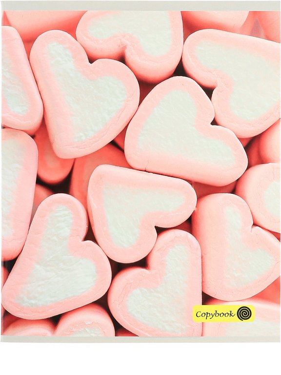 Тетрадь 48 лист кл. А5 на скрепке "РАЗНООБРАЗИЕ СЛАДОСТЕЙ" ассорти Collezione