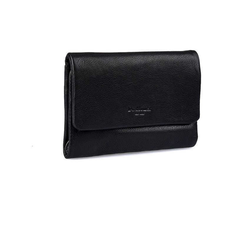 Портмоне Dr.Koffer 15*10,5 см нат. кожа, черный