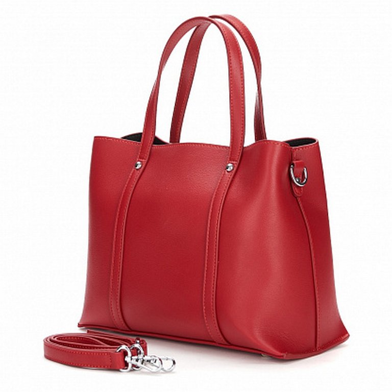 Сумка женская Jane's Story бургунди, нат. кожа