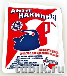 Антинакипин Золушка 100гр. универсальный (для посуды и эл. приборов) Антинакипин Золушка 100гр. универсальный (для посуды и эл. приборов)